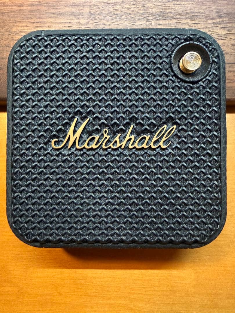 Marshall WILLENマーシャル ワイヤレス ポータブルスピーカー Marshall Willen レビュー】コンパクトなのにパワフルに鳴るおしゃれな