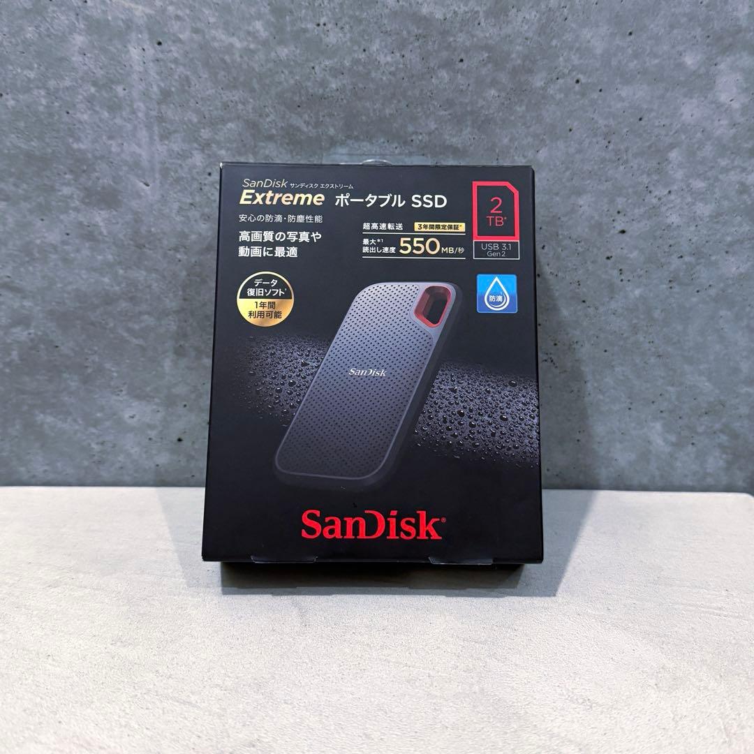 SanDisk Extreme ポータブル SSD 2TB - メルカリ