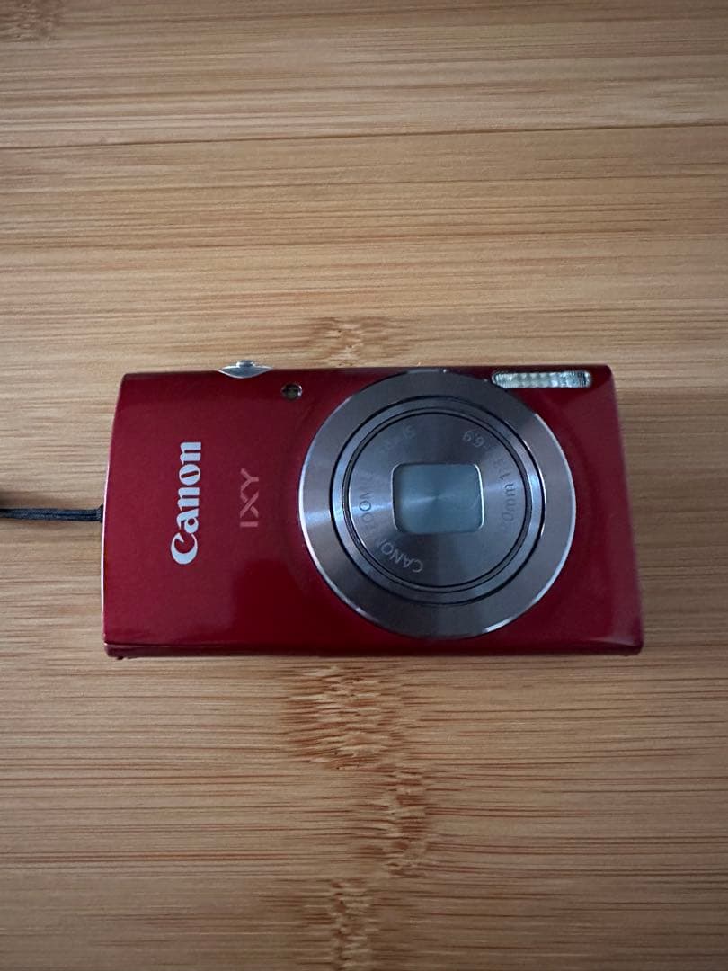 美品 Canon IXY 160 赤 コンパクトデジタルカメラ 本体とバッテリー