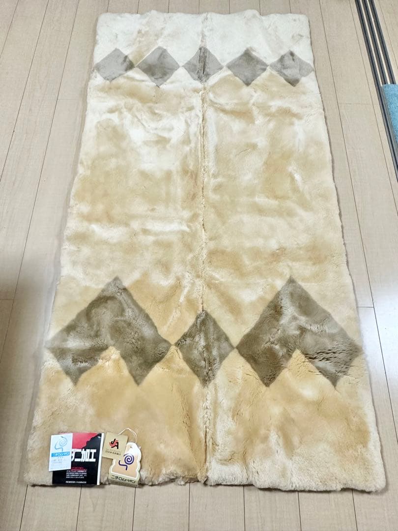 未使用 ニチロ 高級 ムートンシーツ シングル 100×200 - メルカリ