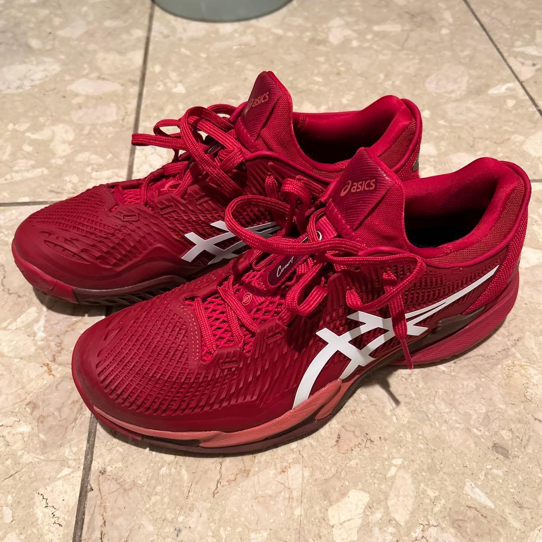asics Court FF 3テニスシューズ ジョコビッチ レッド asics Court FF 3テニスシューズ ジョコビッチ レッド - メルカリ