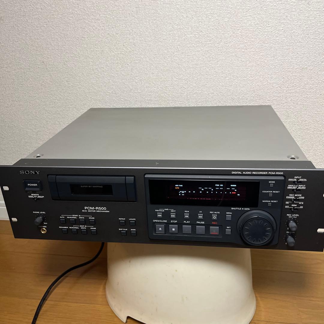 その他 Sony PCM-R500 SONY PCM-R500 - Professional Mountrack Digital Audio Tape Recorder