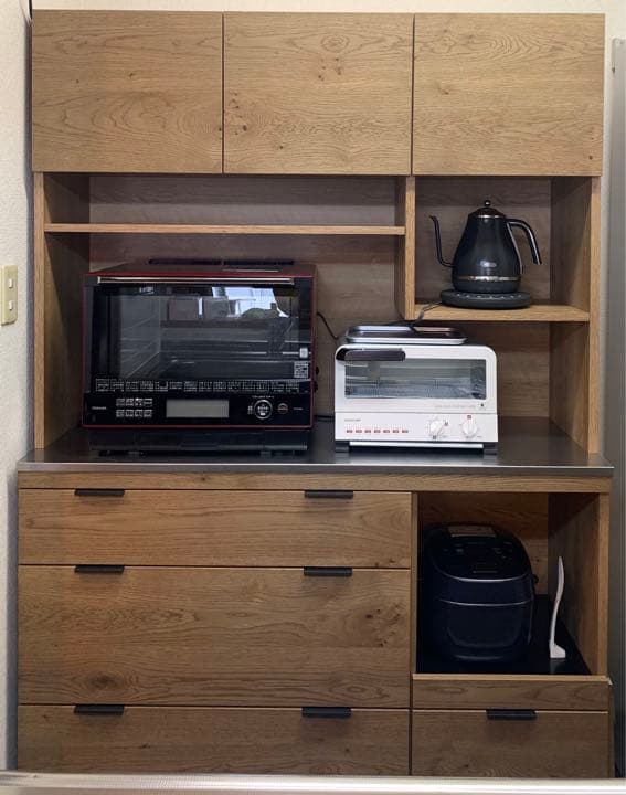 ウニコ unico ADDAY(アディ)キッチンボード カップボード W1230 - メルカリ