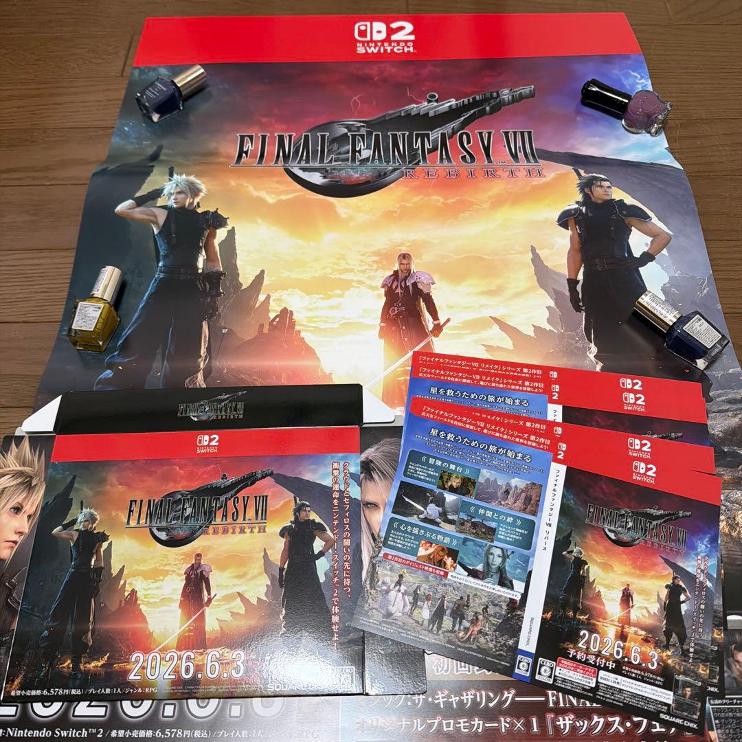 ファイナルファンタジー7 リバース ポスター 販促 告知 pop - メルカリ