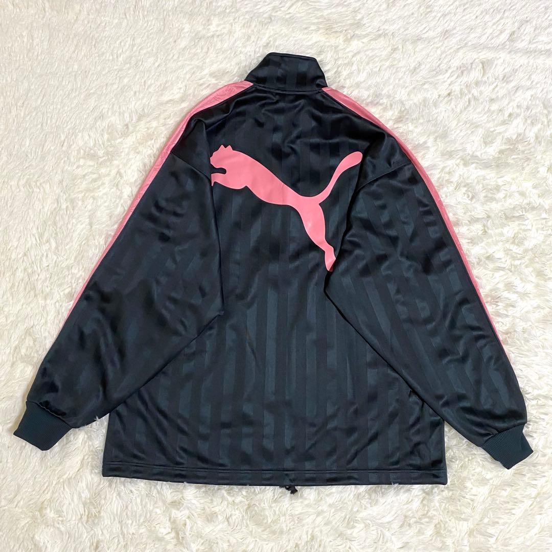 プーマ ジャージ セットアップ 上下 刺繍ロゴ プージャ チャコール