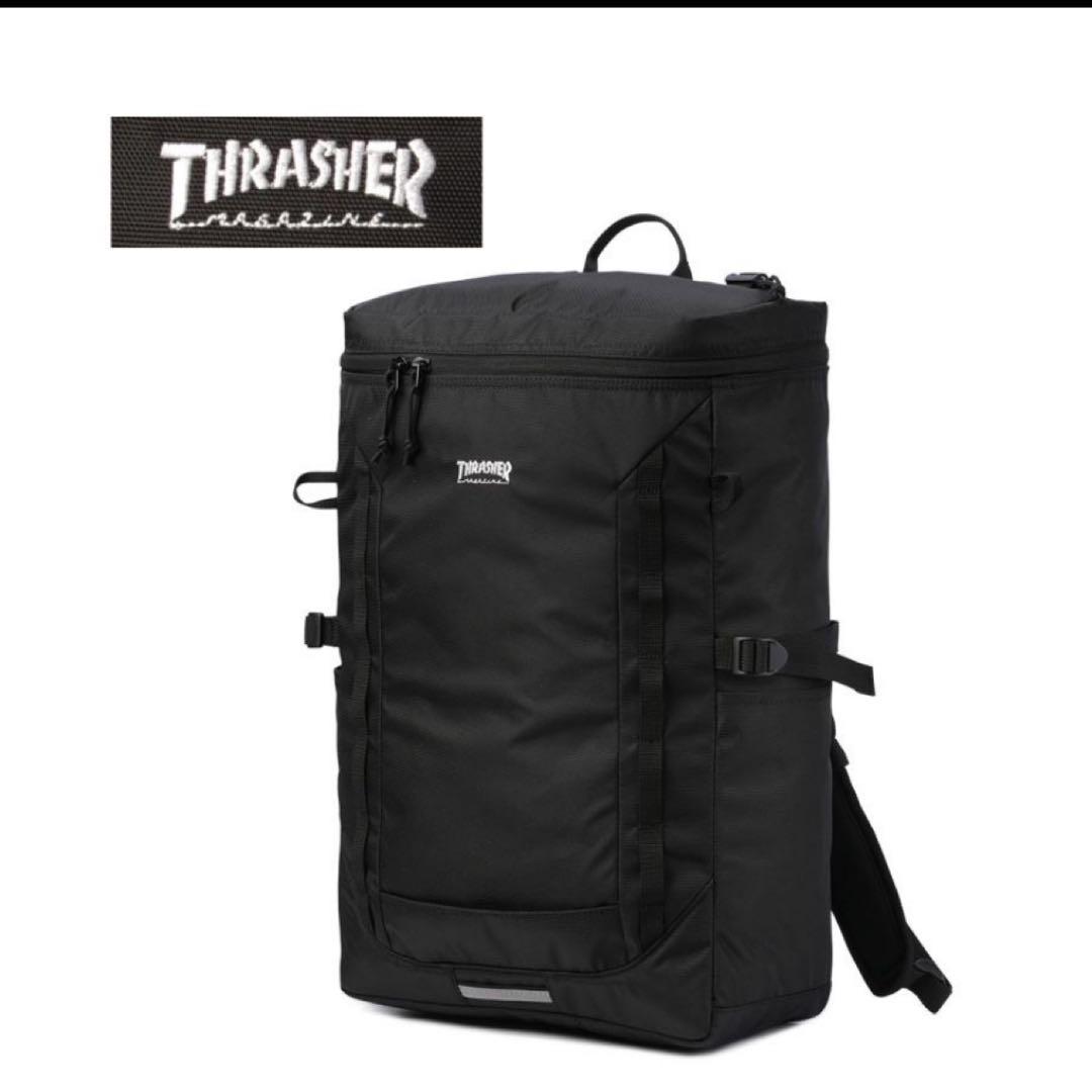 スラッシャー ランニングプッシュ リュック 30L 黒　ブラック THRASHER（スラッシャー） デイバック リュック RUNNING PUSH BACKPACK