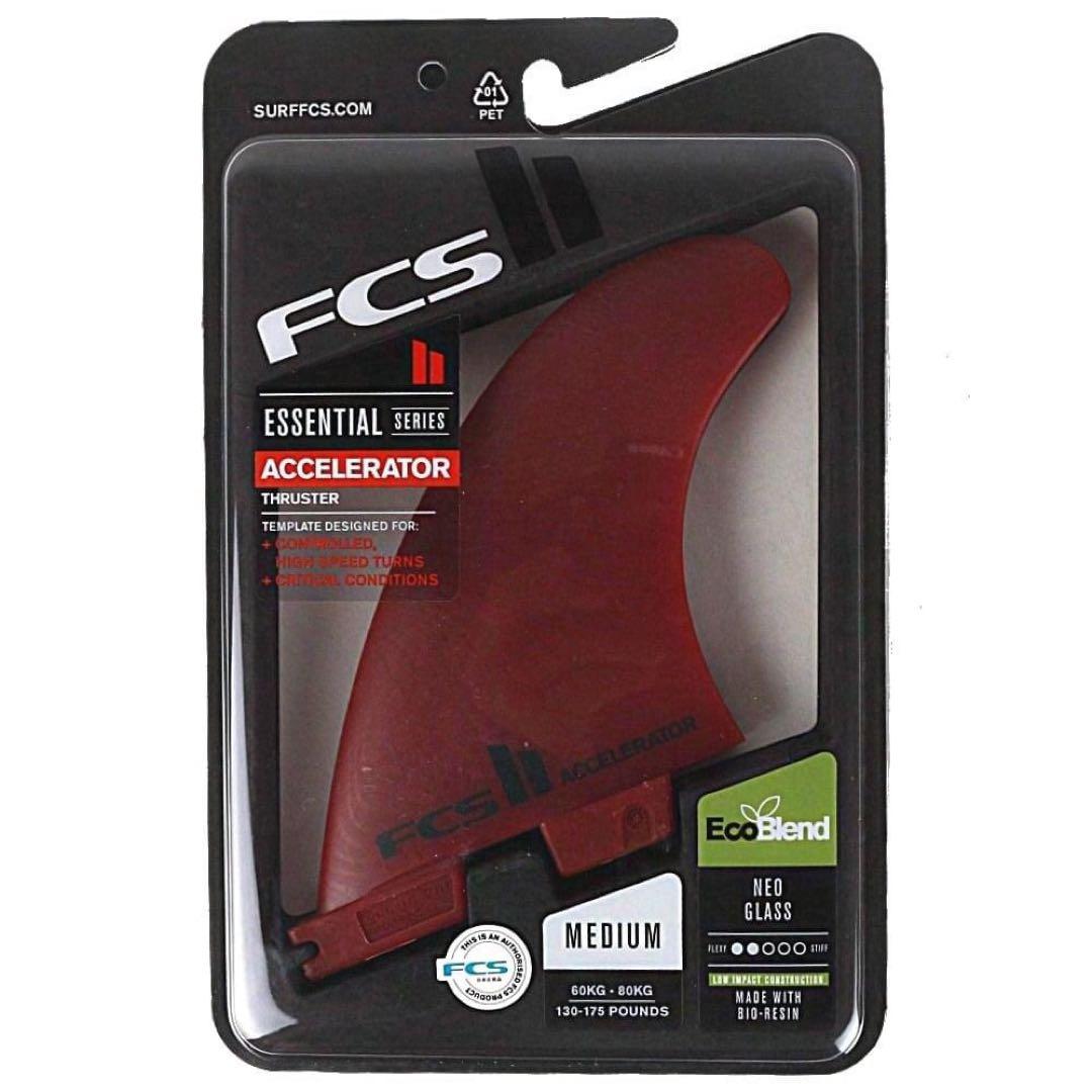 FCS2 FCS エフシーエス アクセレーター ネオ グラス トライ Mサイズ FCS II ACCELERATOR TRI FIN SET - FCS JAPAN