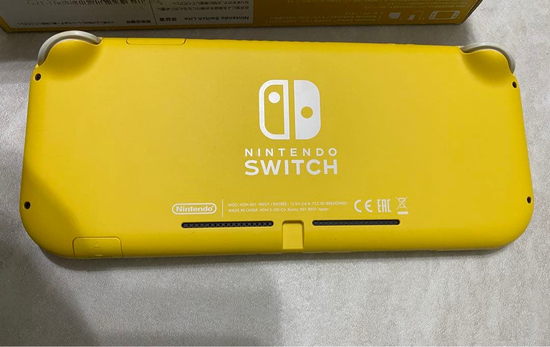 Nintendo Switch Lite イエロー 本体 充電器付き - メルカリ