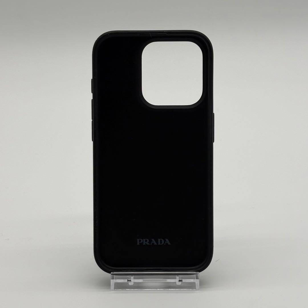 PRADA iPhone16pro ライトブルー サフィアーノ 三角ロゴ - メルカリ