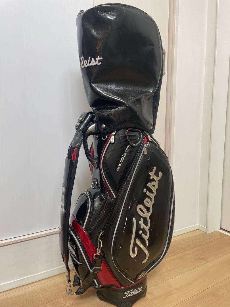 Titleist CB410キャディバッグ 黒 赤 - メルカリ