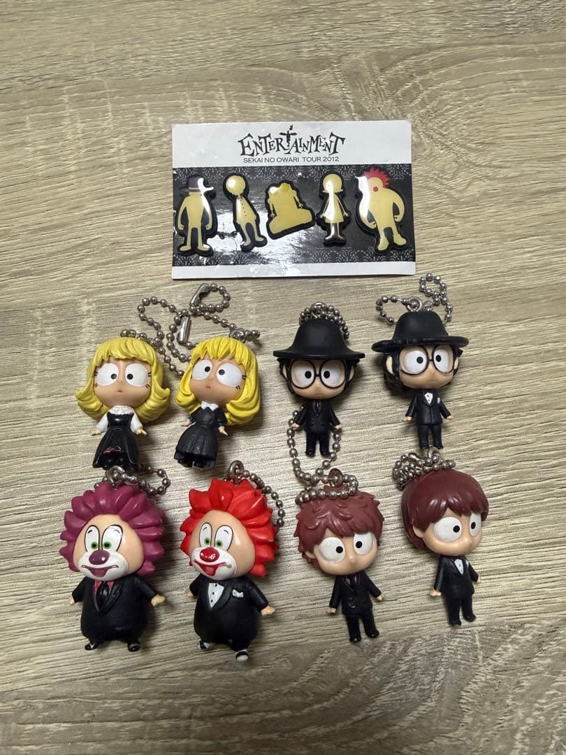 SEKAI NO OWARI セカオワ キーホルダー セット ガチャガチャ - メルカリ