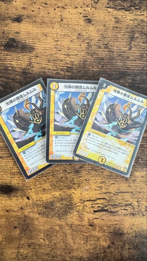 デュエルマスターズ 白騎士デッキ 透明スリーブ入り