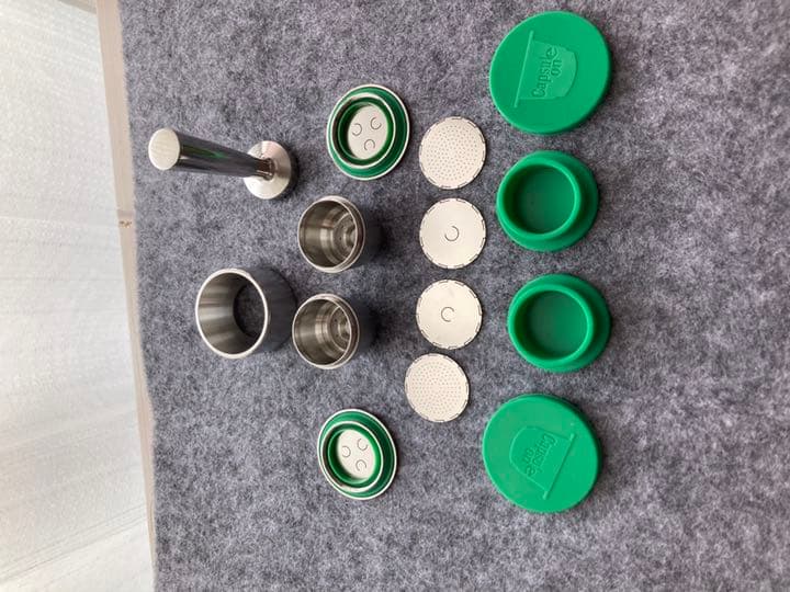 コーヒーカブセル詰め替え用　ステレス製 Amazon | 詰め替え可能コーヒーカプセルカップ ステンレススチール 再