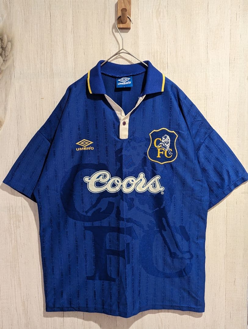 希少 UMBRO 95-96 チェルシー ユニフォーム デーモンアルバーン着用