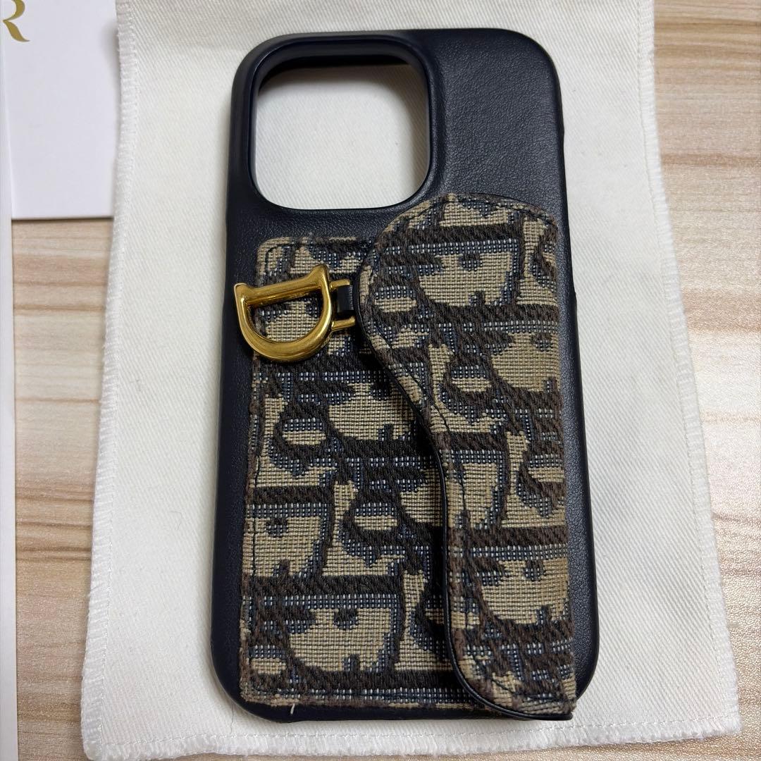 美品✨Dior クリスチャンディオール iPhoneケース14PRO オブリーク