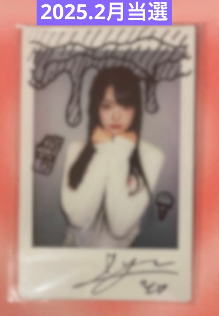 tripleS カエデ サイン入りポラロイド