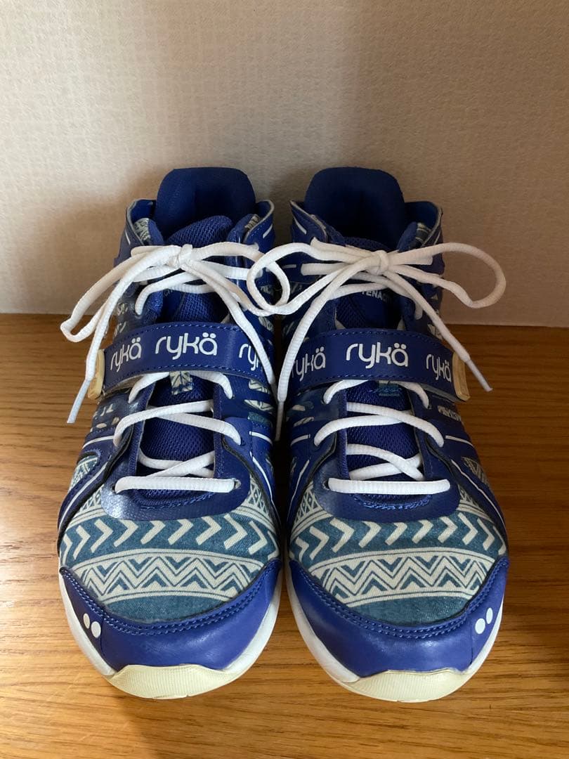 ryka ダンスシューズ ハイカット 青/白 - メルカリ