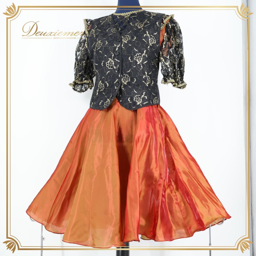 フォークダンス衣装】ブラック SAKAI 上下セット セットアップ 3点