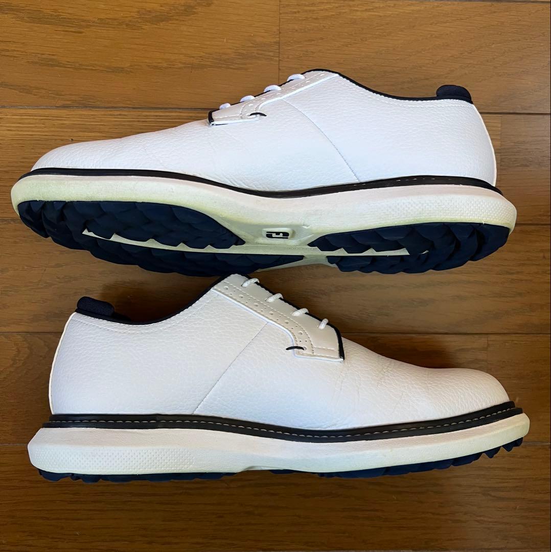◼️美品◼️FootJoy ◼️フットジョイ◼️トラディションズ◼️ホワイト◼️25.0cm