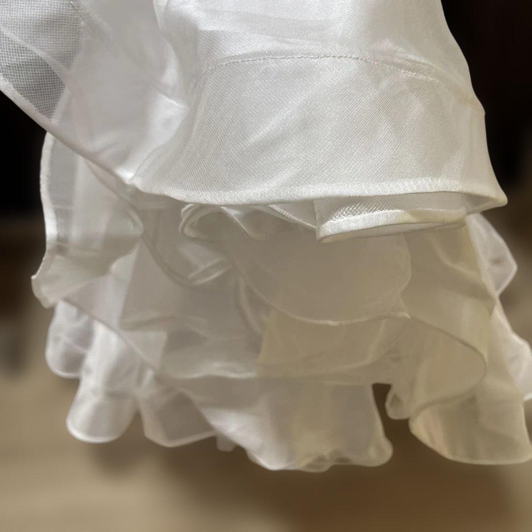 社交ダンス 白 ドレス 競技会 パーティー トライアル ジャンテイ 社交