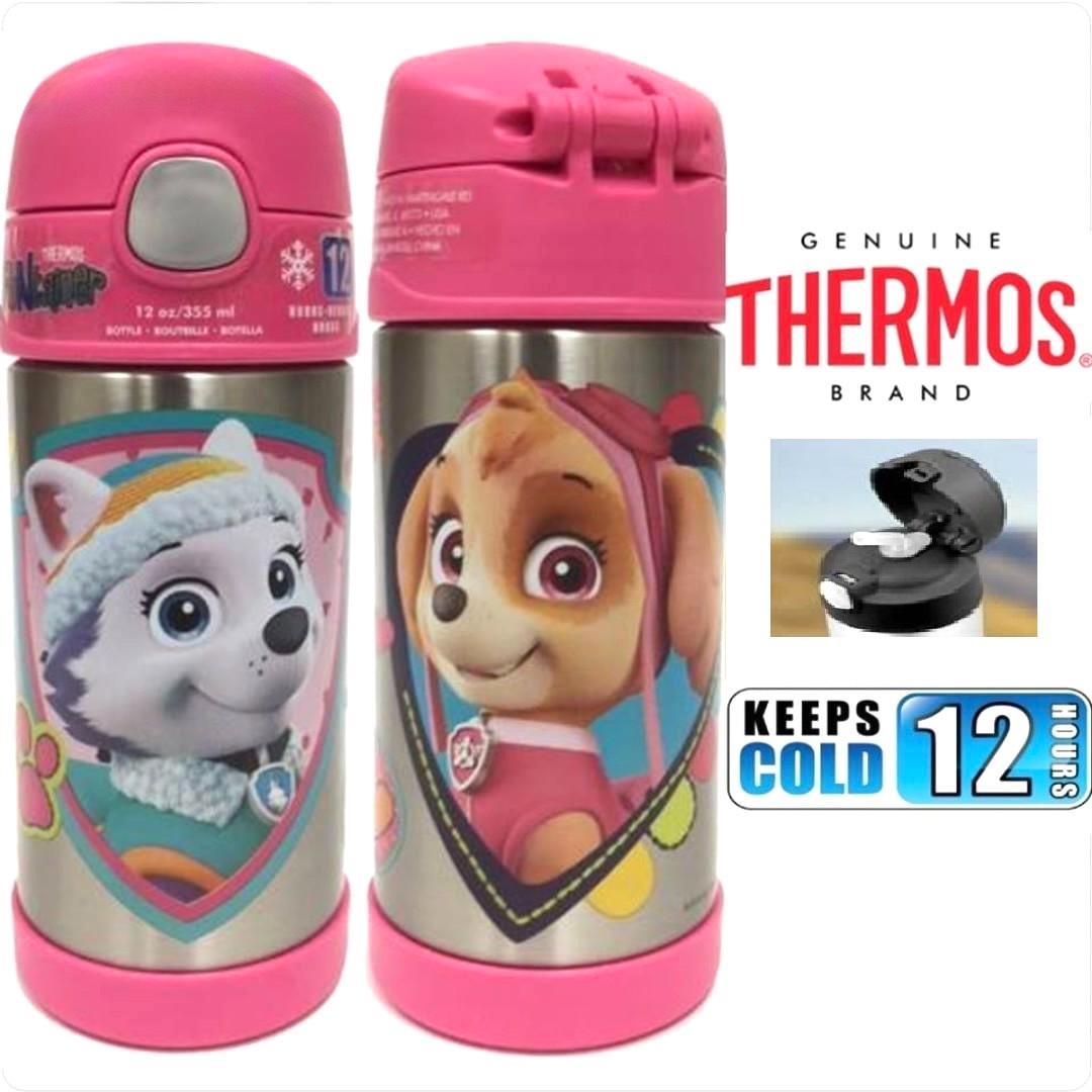 【オマケ付】パウパト Thermos サーモス 12オンス ストローボトル 交換 サーモス ストローボトル 替えストロー セット ( パウパト ピンク