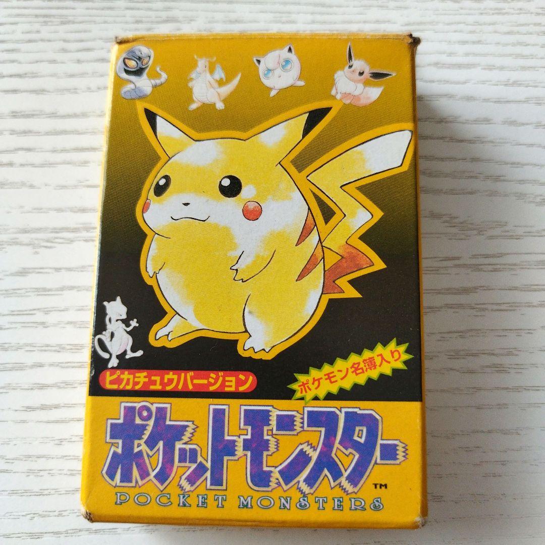 ポケットモンスター トランプ ピカチュウ 1998年製 - メルカリ