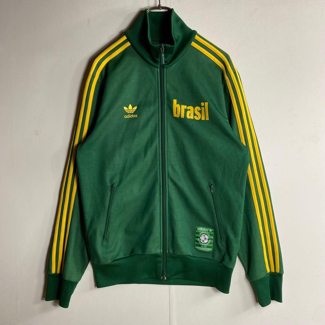 00s adidas トラックジャケット ブラジル代表 グリーン Braszil - メルカリ