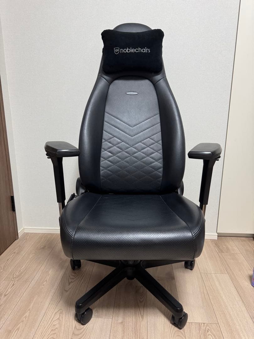 【RYO】Noblechairs アイコン ICON ブラック noblechairs ゲーミングチェア｜ICON - BLACK EDITION｜NBL-ICN-PU-BED