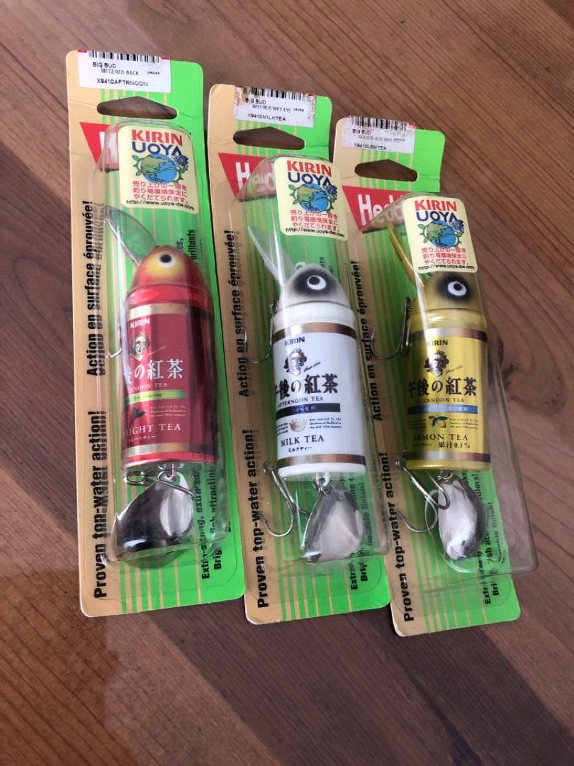 ハ*！様 未使用　Heddon フィッシングルアー 午後の紅茶3種セット Yahoo!オークション -「午後の紅茶」(ハードルアー) (ルアー用品)の