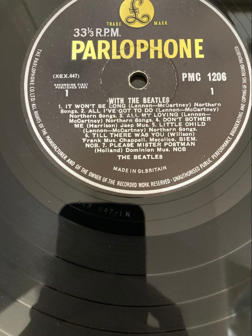 稀少UKオリジナル1NラウドWith The Beatlesビートルズレコード - メルカリ