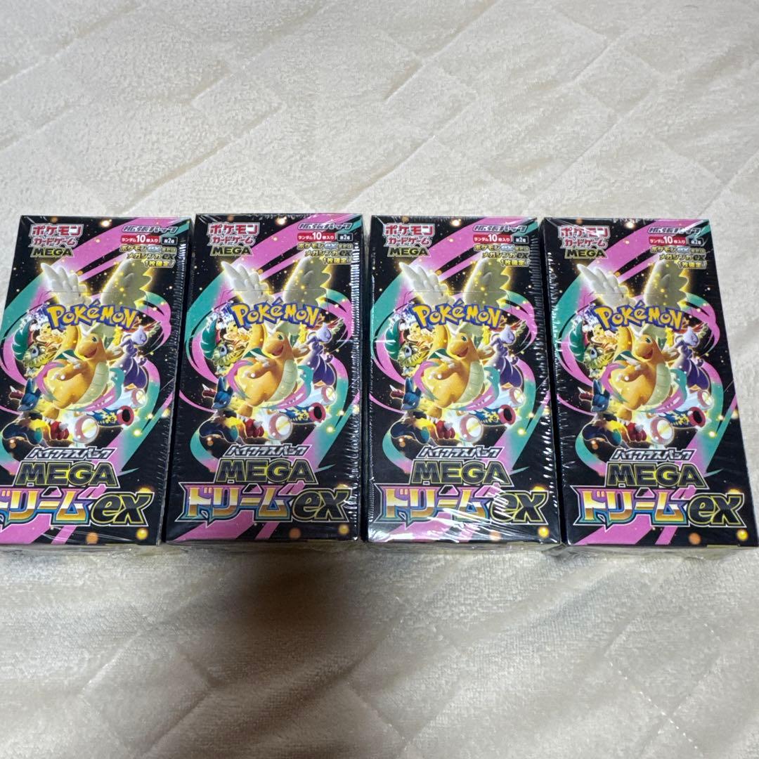 メガドリームexシュリンク付き4ボックス - メルカリ