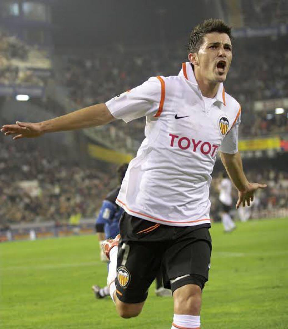 バレンシア 07/08 ビジャ #7 ユニフォーム バルセロナ