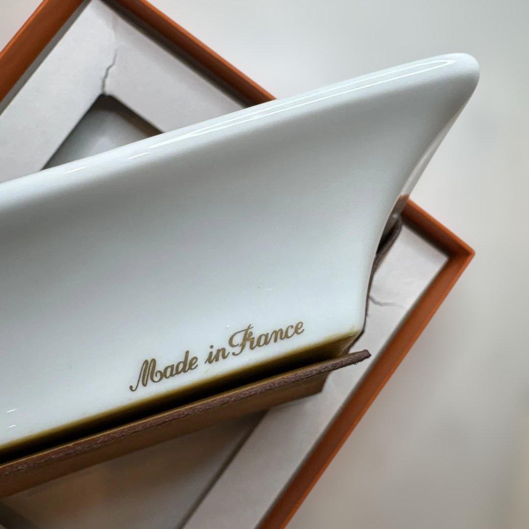 HERMES エルメス レオパード 小物入れ 陶器