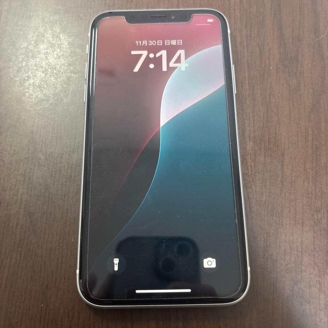 美品] Apple iPhone XR ホワイト(白) 64GB - メルカリ