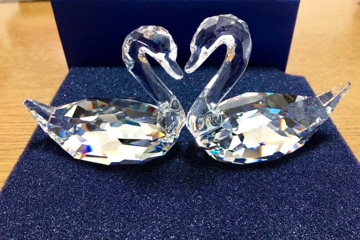 SWAROVSKI スワロフスキー クリスタル 置物 スワンのはばたき SWAROVSKI（スワロフスキー） クリスタル 『スワンのはばたき』 837154