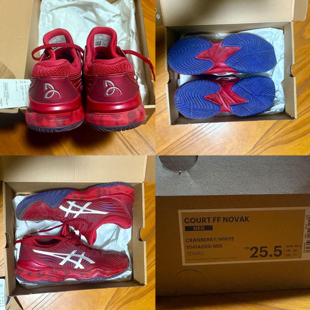 き*ん様 完売 ASICS COURTFF NOVAK 25.5cm コート ジ