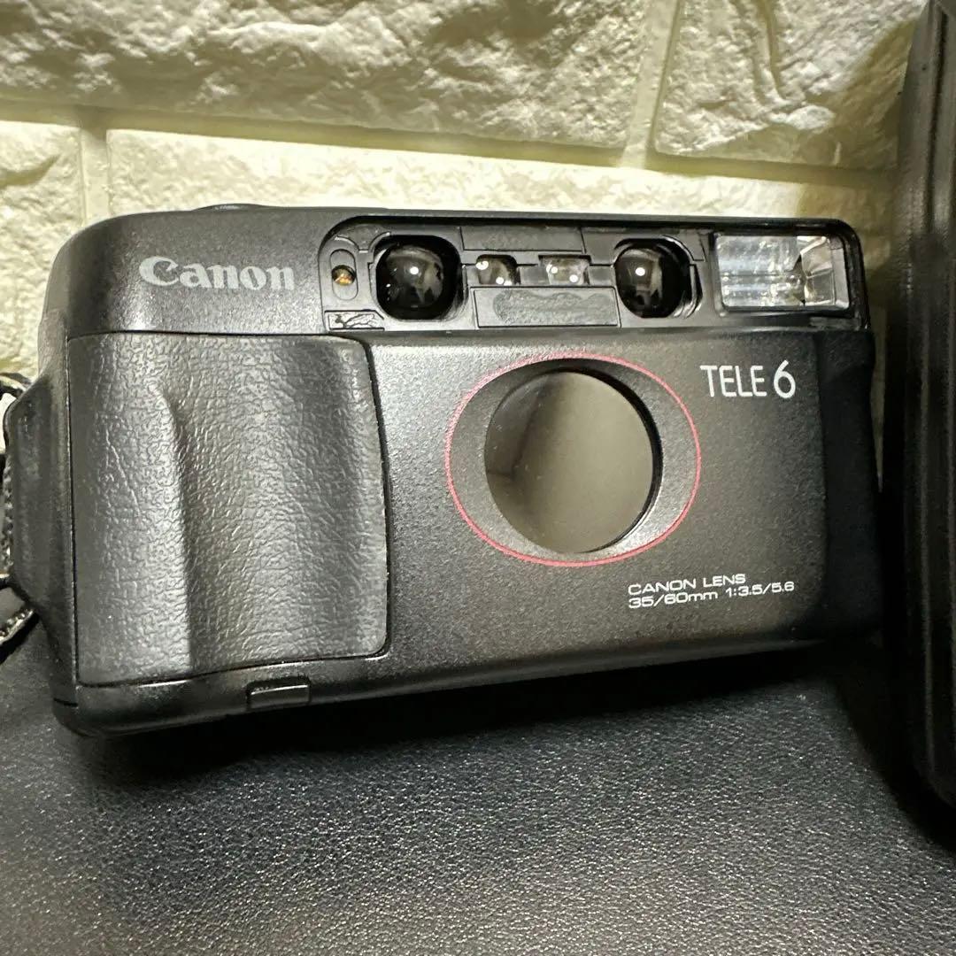 美品 Canon Autoboy TELE6 DATE 動作確認済 やや雑あり
