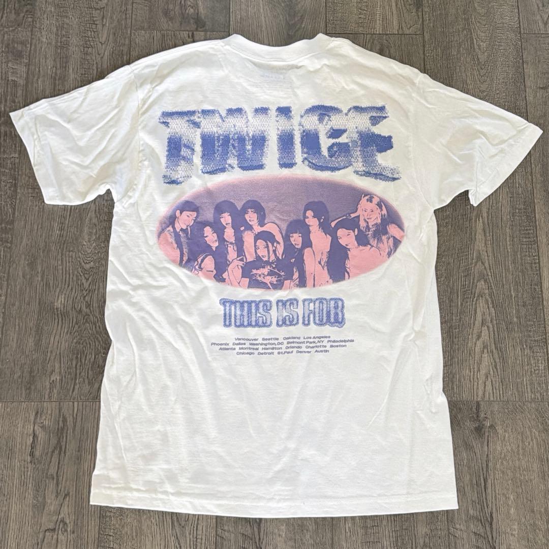 TWICE this is for アメリカ公演 限定Tシャツ Lサイズ - メルカリ