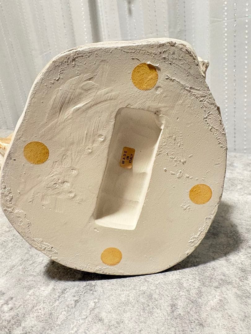 イタリア製 クラシカルな少女の像 陶器置物 存在感ある高さ34㎝