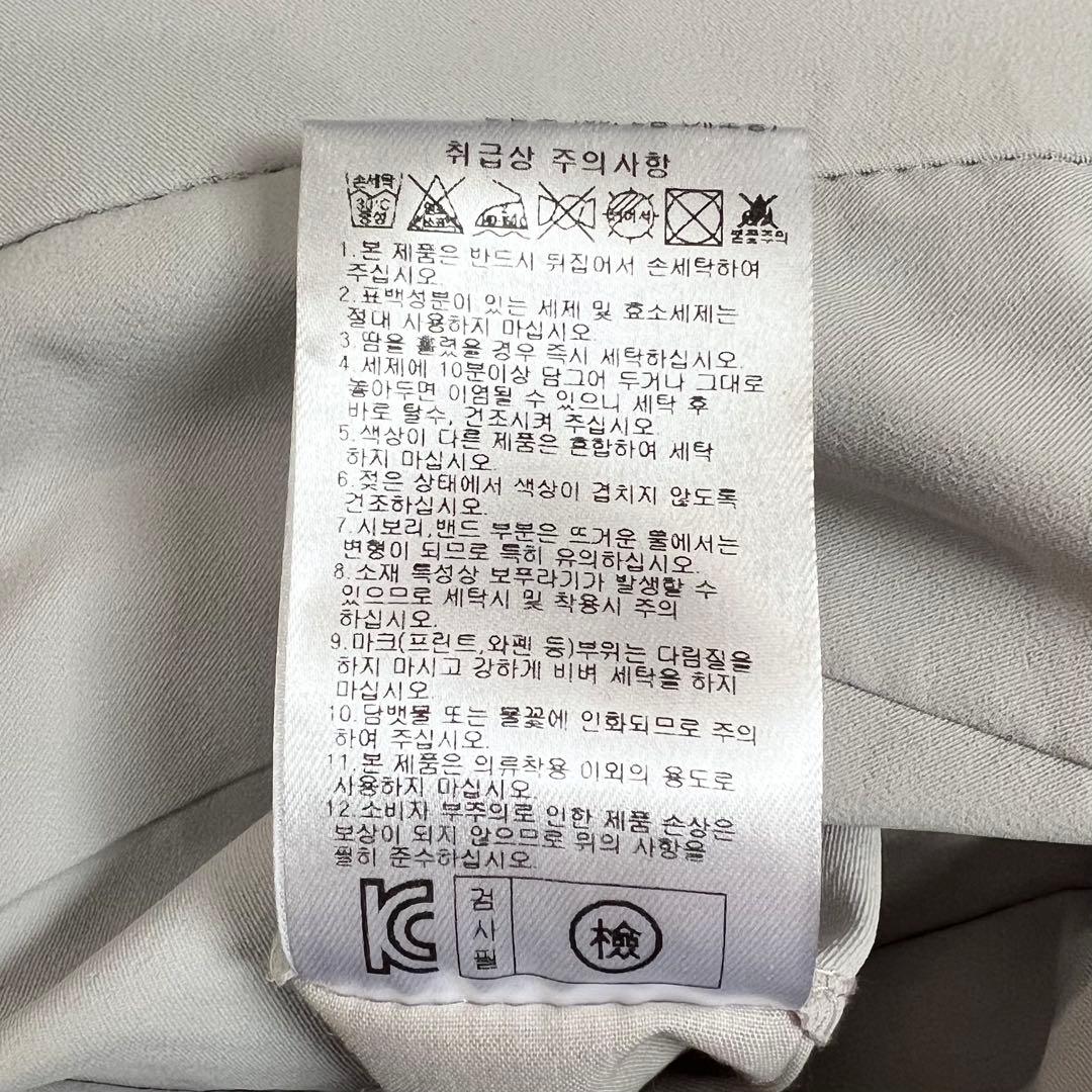 PXG】 PXG韓国正規品 春夏 ストレッチロングパンツ ライトグレー M