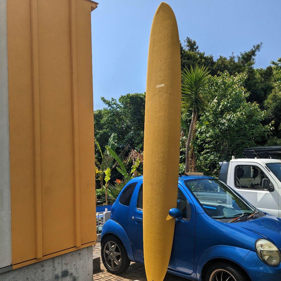CRIME グライダー　ロングボード 12.1フィート イエロー　シングルフィン サーフボード ロングボード CRIME GLIDER 10`1 OLDFORM クライム