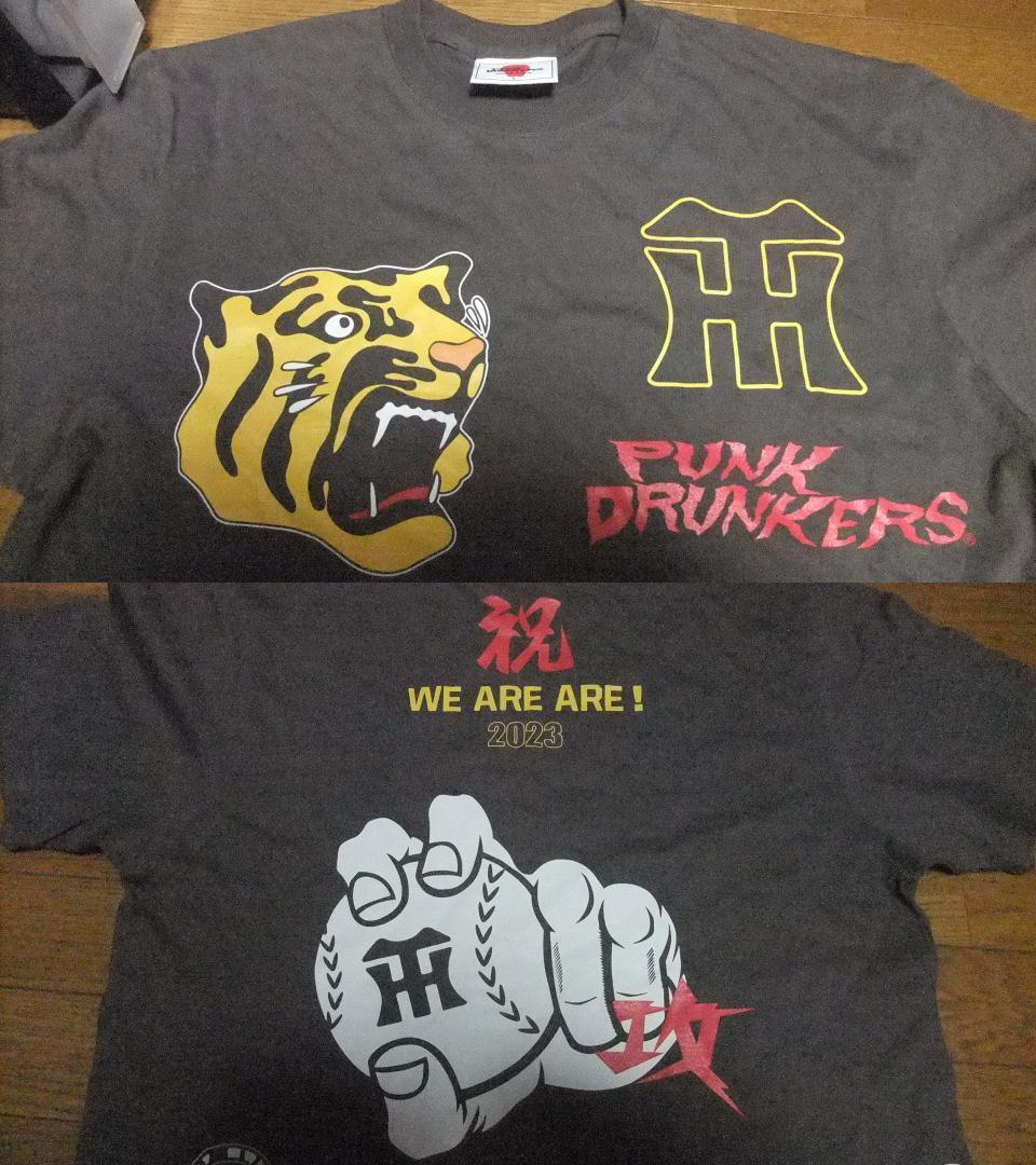 punkdrunkers XXL 阪神タイガース 未使用 Tシャツ 優勝 記念 - メルカリ