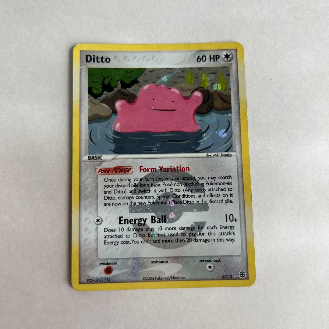 ポケモンカード メタモン(英語)拡張パック伝説の飛翔 エネルギーロゴ