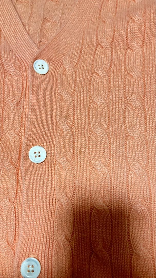 XL Ralph Lauren カシミヤ100%ケーブル編み ニットカーディガン - メルカリ