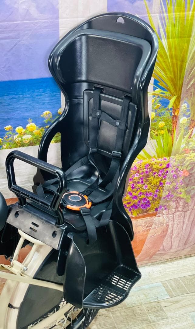 ヤマハPAS最上級バビー マカロンラテ⭐️ 子供乗せ電動アシスト自転車