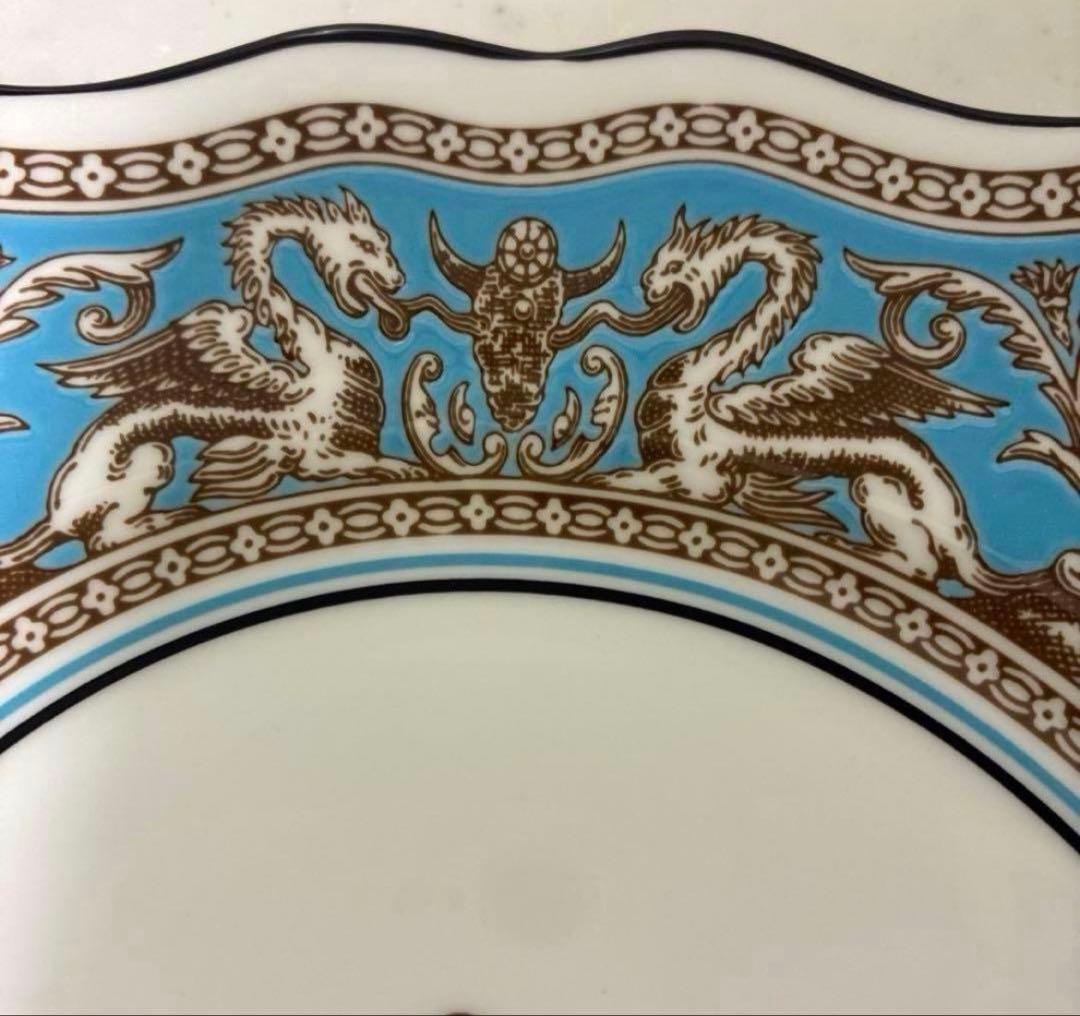 箱付・未使用品】ウェッジウッド フロレンティーンターコイズ デザート