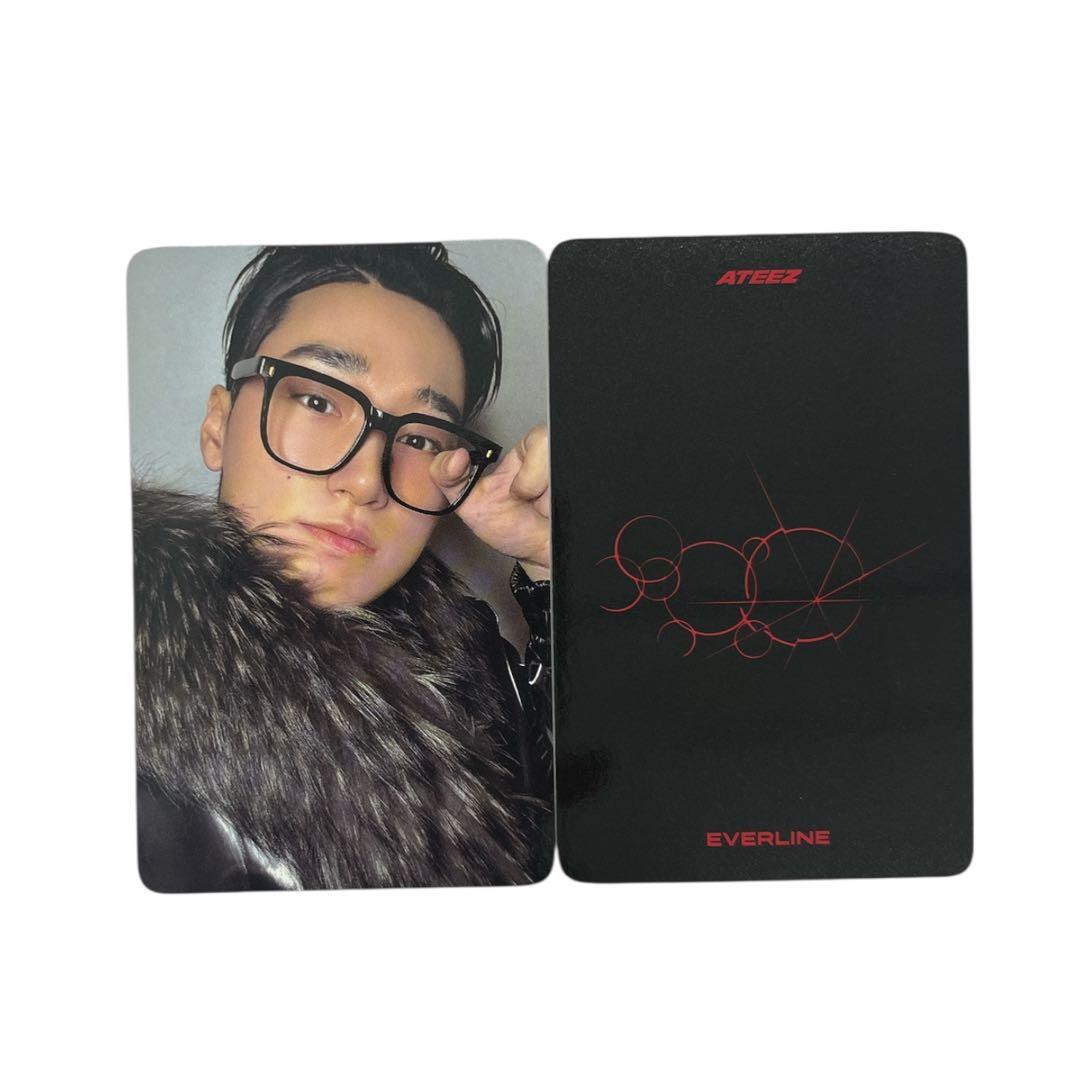ateez GOLDEN HOUR PT.4 everline トレカ サン - メルカリ