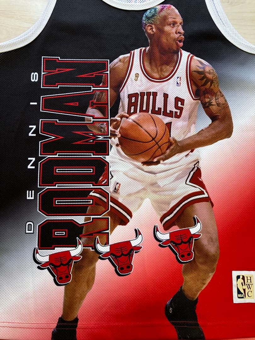 BULLS デニス・ロッドマン RODMAN ブルズ NBA ユニフォーム - メルカリ