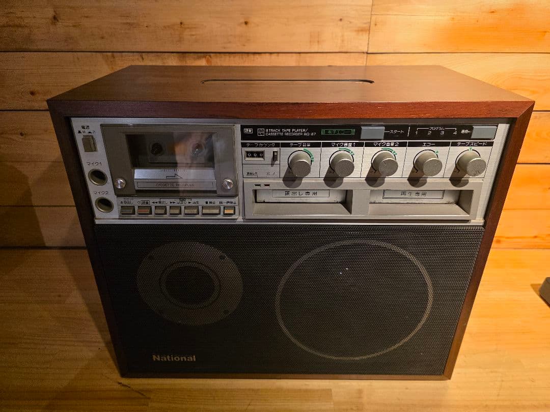National RQ-87 8トラック テーププレーヤー/カセットレコーダ - メルカリ