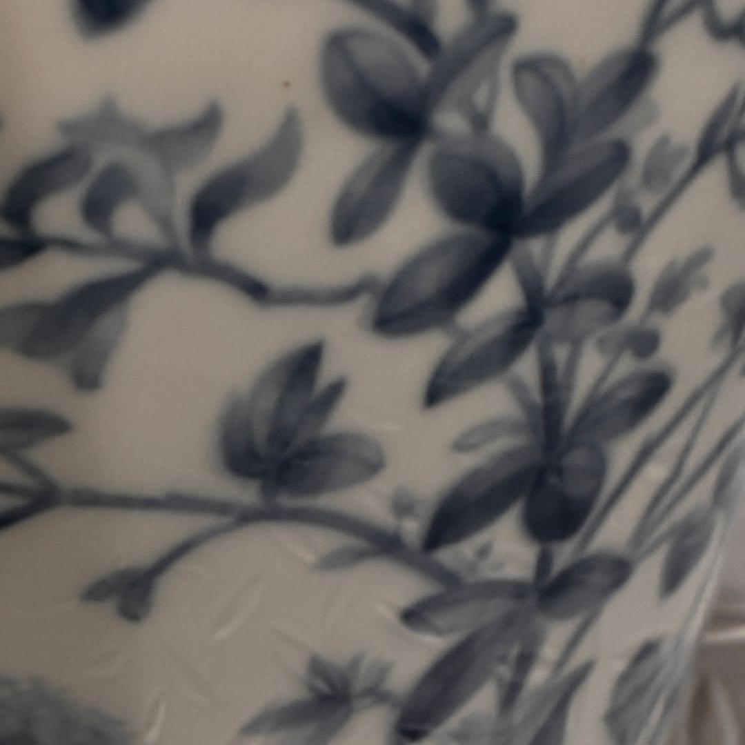 【希少】大倉陶園 草加紋様 金彩口 花瓶 高さ 28cm 口縁口径 11.5cm